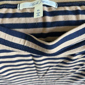 [Laila Jayde] Mermaid Style Striped Skirt with High-Low Hemline XS